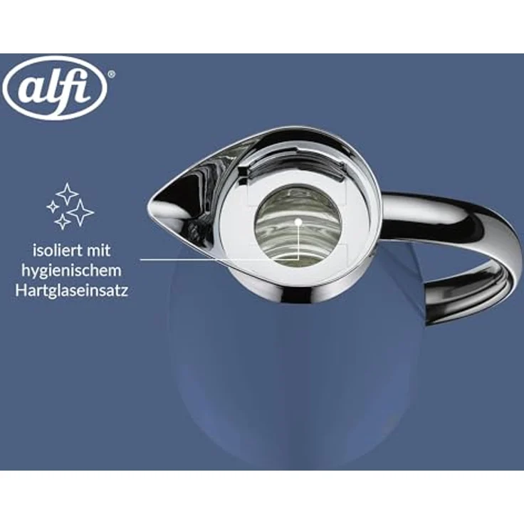 Alfi SKYLINE 1 Liter Isolierkanne Dunkel Blau – Bild 6