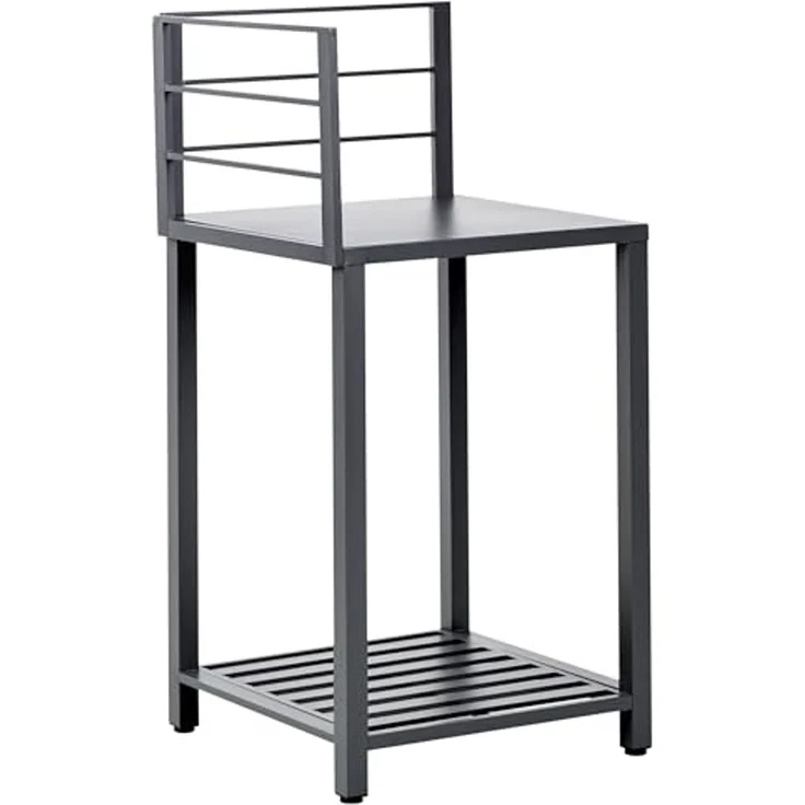 Outdoor-Küche 4er Set mit Spüle VIGGIANO Graphitgrau Metall – Bild 4