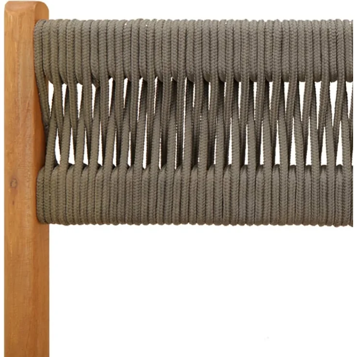 vidaXL Gartenstühle 8 Stk. Klappbar Grau Massivholz Akazie 3214606 – Bild 8