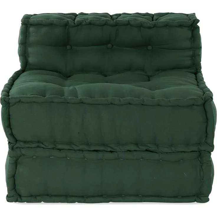 vidaXL Modulares Sofaelement Grün 70x70x54 cm Stoff 4019034