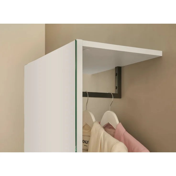 Garderobe Center in weiß 50 x 200 cm – Bild 3