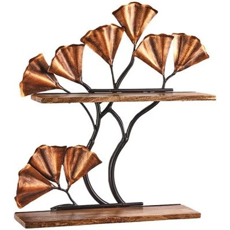 Kobolo Regal Wandregal Hängeregal Bücherregal ELARA - 2 Böden, Stück 1-tlg, 62Lx18Bx61H cm – Bild 4