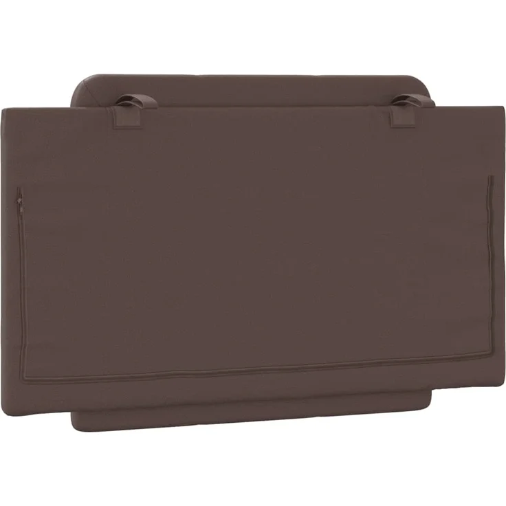 vidaXL Kopfteil-Kissen Braun 90 cm Kunstleder 374838 – Bild 6