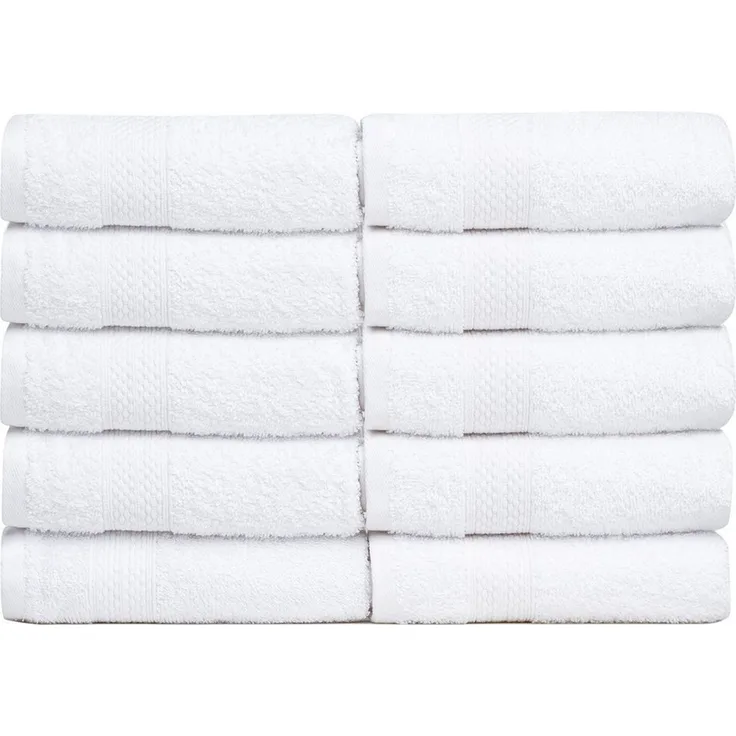 Brielle Handtuch Set Brielle Guest Towel Set - 10 pcs White 30x50 cm