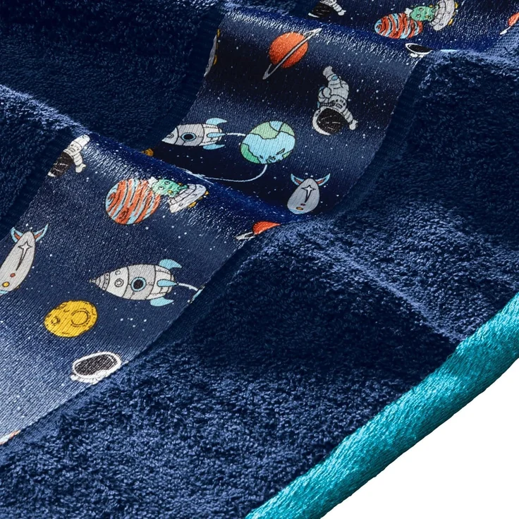 Erwin Müller Badetuch Kinder-Badetuch "Space", Walk-Frottier Motiv – Bild 5