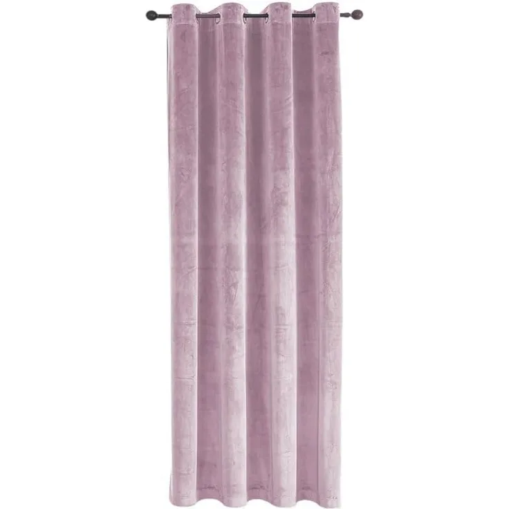 Haus und Deko Gardine Verdunkelungsvorhang Samt weich Ösen Vorhang blickdicht abdunkelnd, Ösen (1 St), Polyester