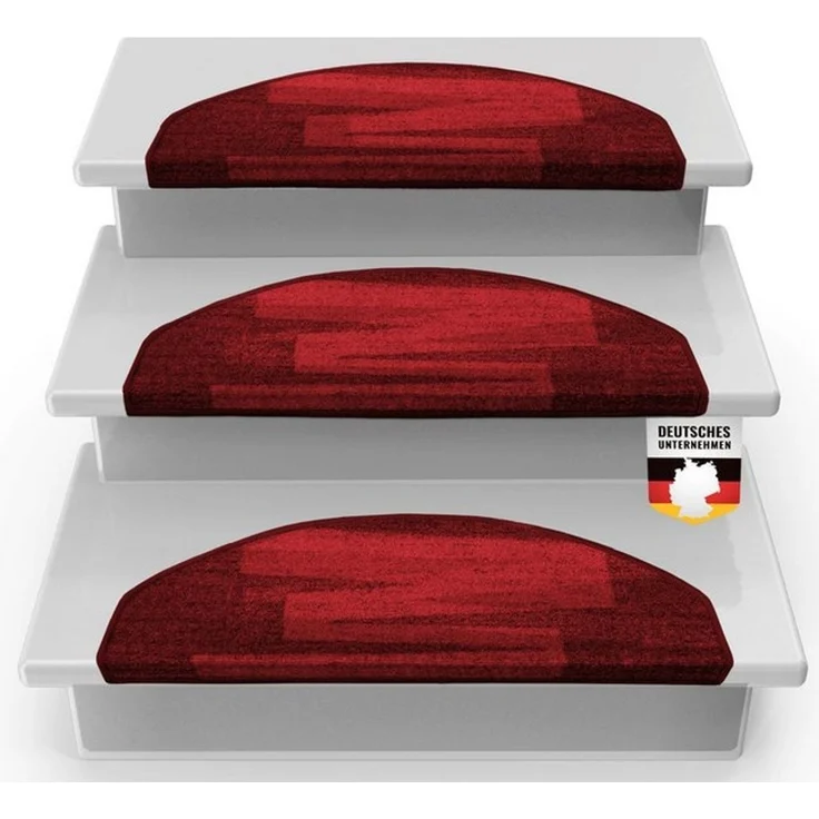 Floordirekt Stufenmatte Via Veneto, Erhältlich in vielen Farben & Größen, Treppenschutz, Halbrund, Höhe: 8,5 mm – Bild 4