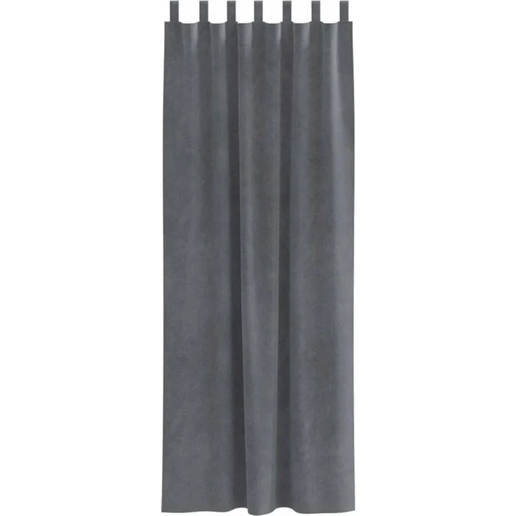 Verdunkelungsvorhänge 2 pcs | für Wohnzimmer & Schlafzimmer Hellgrau 140 x 245 cm Samt – Bild 4