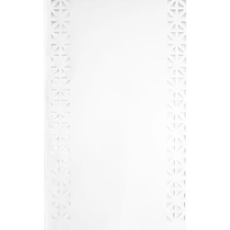 Tischläufer für Zuhause und Garten mit Laserschnittmuster, 140x40 cm aus Polyester Weiß – Bild 1