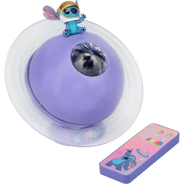 Paladone Nachtlicht Lilo & Stitch Galaxy-Projektionslicht, LED fest integriert, Disney-LED-Lampe mit Farbwechsel, USB-Aufladung und Fernbedienung – Bild 4