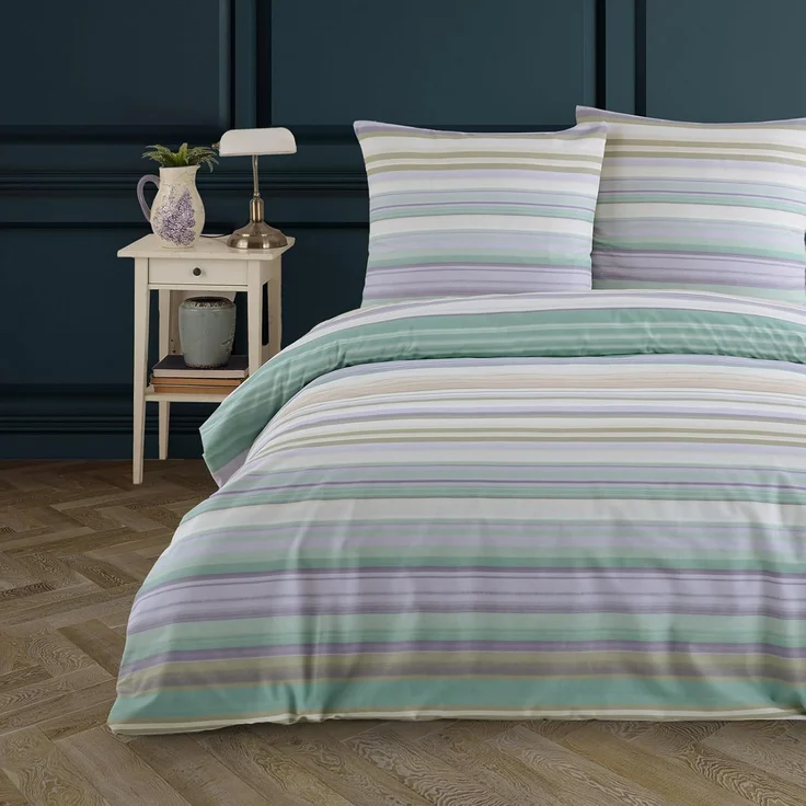 Buymax Bettwäsche, Renforcé, 3 teilig, Bettbezug-Set 200x200 cm 100% Baumwolle mit Reißverschluss hochwertig – Bild 1