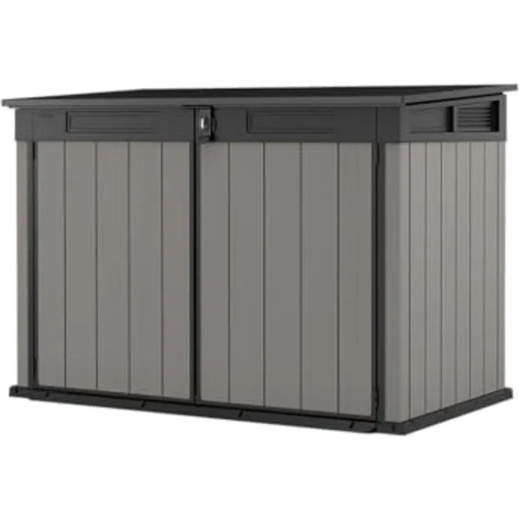 Keterbox Premier Jumbo, 2020l Fassungsvermögen, Außenmaße (BxHxT): 190,5 x 132 x 109 cm, passend für 3X 240l oder 2X 360l Mülltonnen, wetterfest, wasserdicht, mehrfarbig, Kunststoff