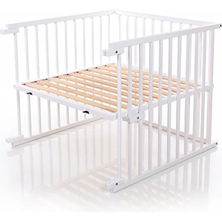 Babybay Kinderbett-Umbausatz für Original, weiß lackiert