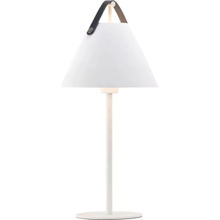 Leuchte Strap Höhe 55 cm weiß 1-flammig rund
