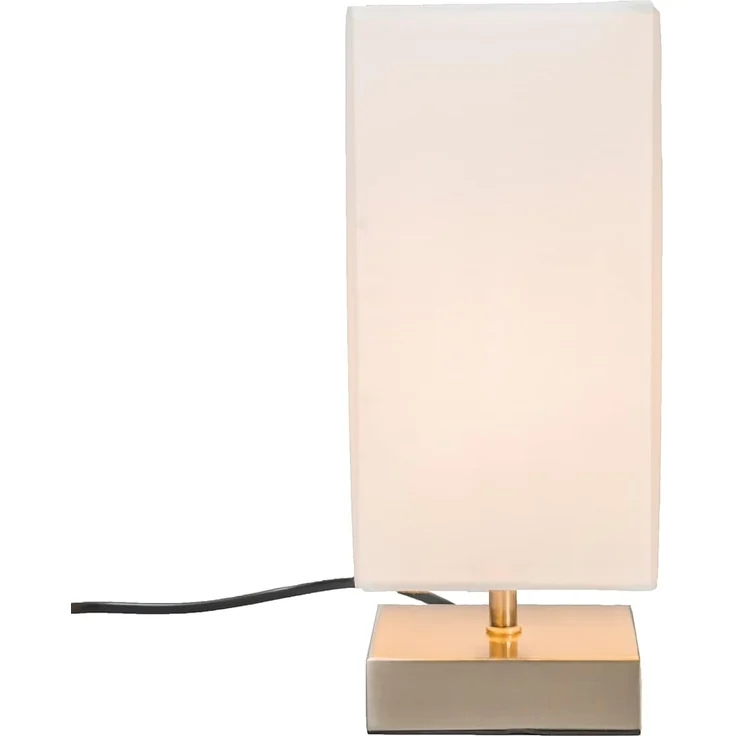 Qazqa Tischleuchte Milo, ohne Leuchtmittel, E14, Weiß, Modern, Stahl, 1-flammig – Bild 2