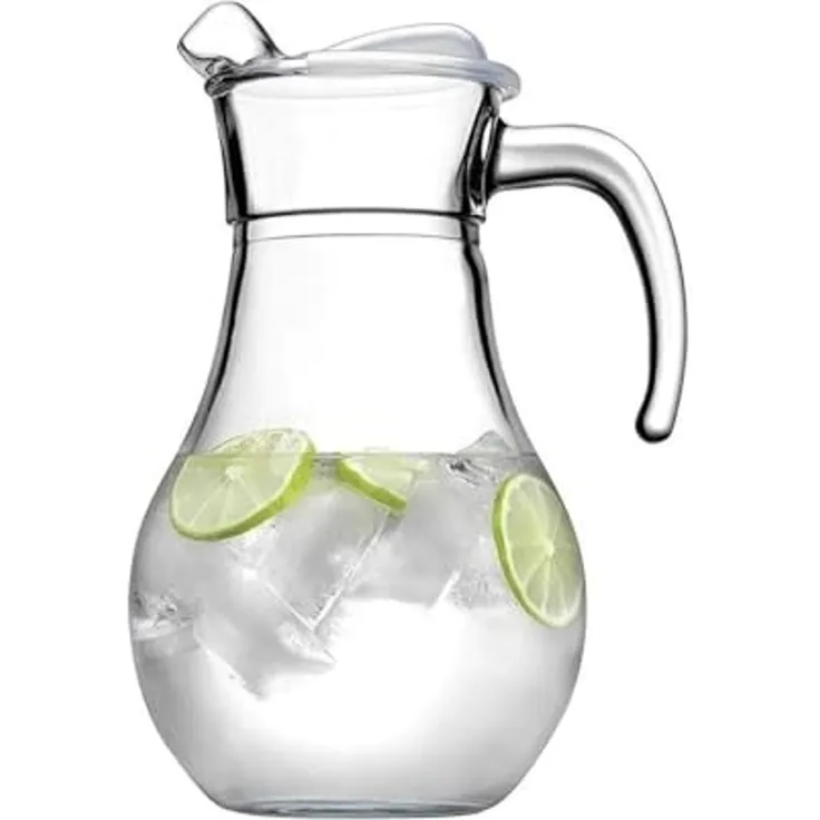 Glaskrug Bistro mit Deckel 1,8L