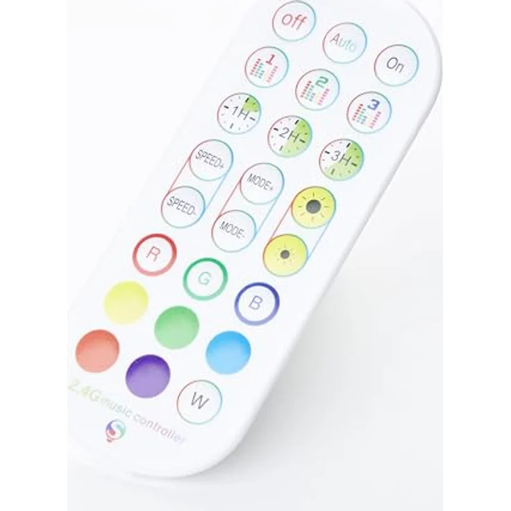 BreLight LED Tischleuchte Neele, Farbwechsel, LED fest integriert, RGB, 50 cm, IC RGB, Musiksensor, dimmbar – Bild 5