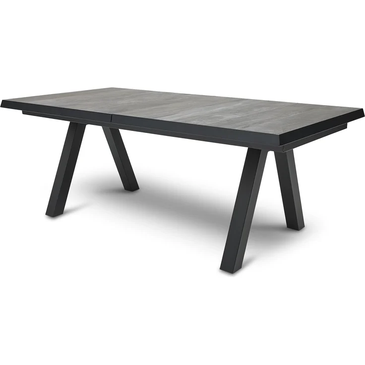 Gartentisch MONDO Ferina, Keramik, Schwarz, 204 x 77 x 103 cm – Bild 1