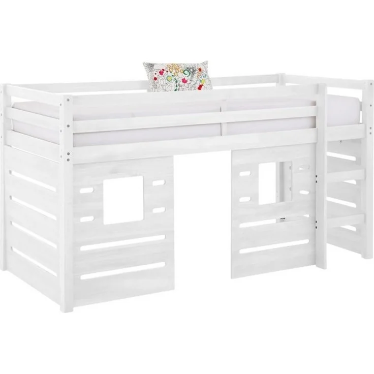 OTTO home Hochbett Alpi aus Kiefernholz, inklusive Leiter und Panel, Außenmaßenbreite 103 cm – Bild 4
