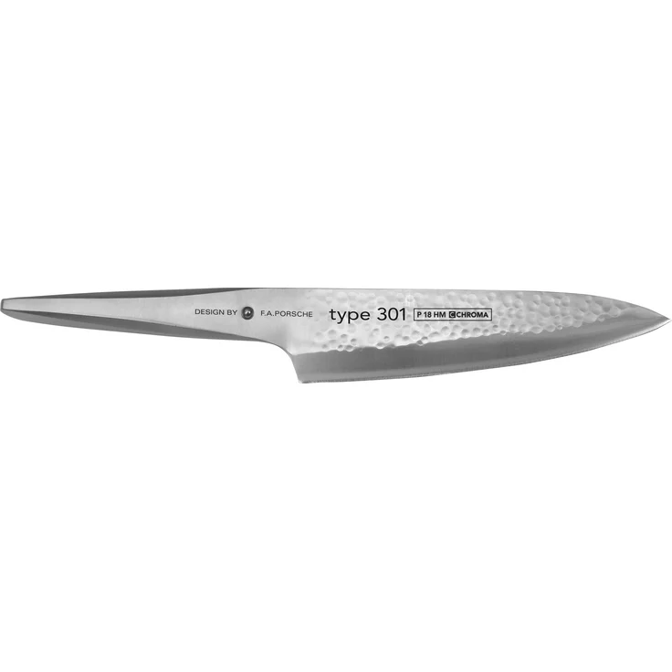 P-18 HM CHROMA type 301 Kochmesser mit Hammerschlag 20 cm – Bild 2