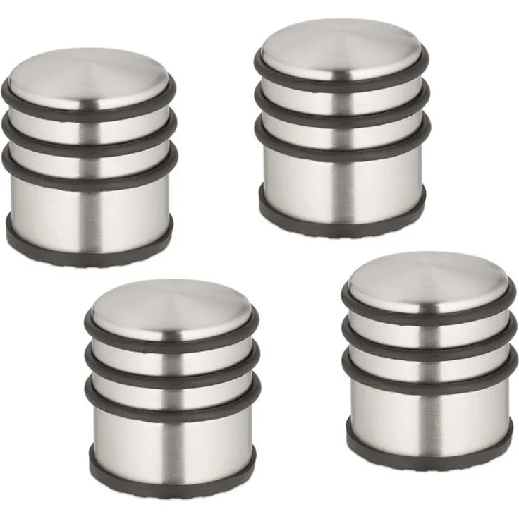 Relaxdays Edelstahl Türstopper im 4er Set – Bild 1