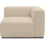 DOMO. collection Ecksessel 800013, Sessel, quadratisch mit gepolsterte Rückenlehne, Modul-Element, Sofa, Polsterecke, Eckcouch, Polstergarnitur 108 x 108 x 69 (BxTxH), beige