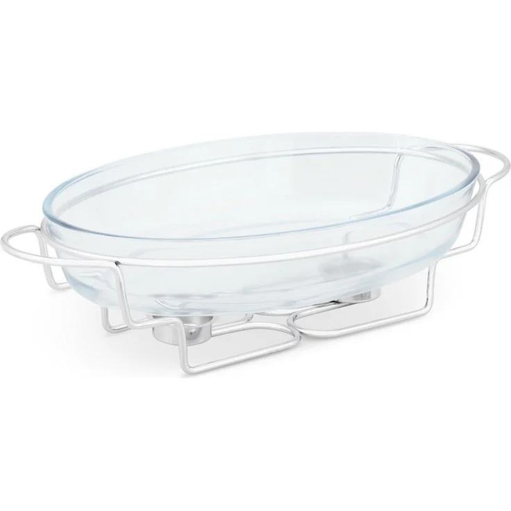 Edenberg Stövchen 3.2L Speisenwärmer Gehärtetes Edelstahl Warmhaltebehälter Catering, (Dieser stilvolle Kerzenwärmer ist die perfekte Lösung, um Ihre Speisen bei verschiedensten Anlässen und Feierlichkeiten stets warm und einladend zu servieren, 2-tlg,... – Bild 3
