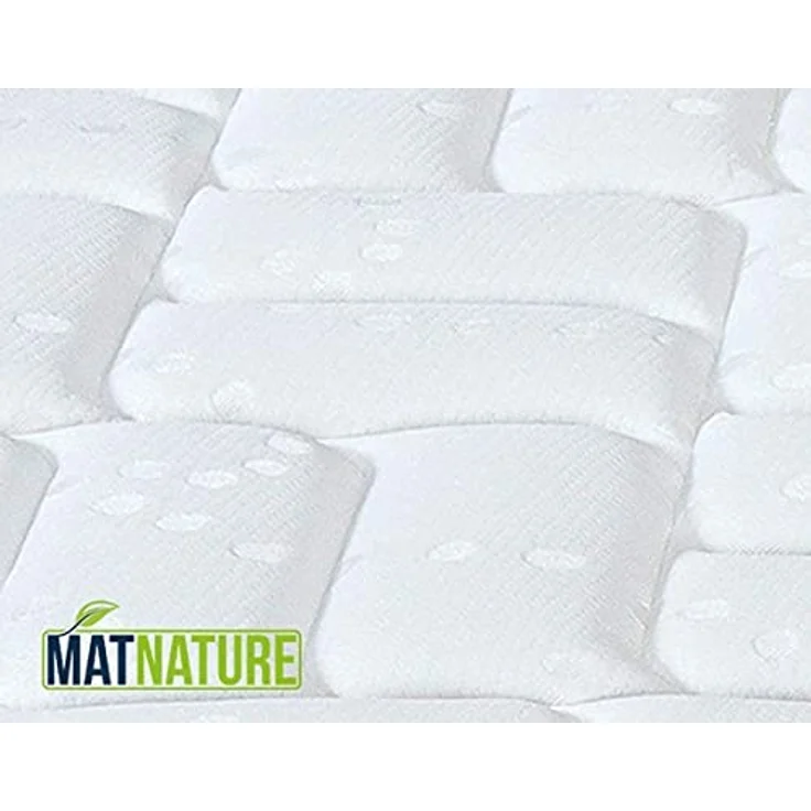 Matnature MatFoam | Wendbare Viscosoft-Matratze, fest und formstabil, Höhe 21 cm, sehr atmungsaktiv, antibakteriell, optimale Thermoregulierung, Rutschfester Stoff (120x180 cm) – Bild 7