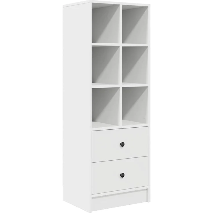 vidaXL Highboard mit Schubladen Weiß 45,5 x 34 x 127 cm 869362 – Bild 1