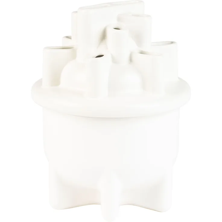 Bassin Vase weiß