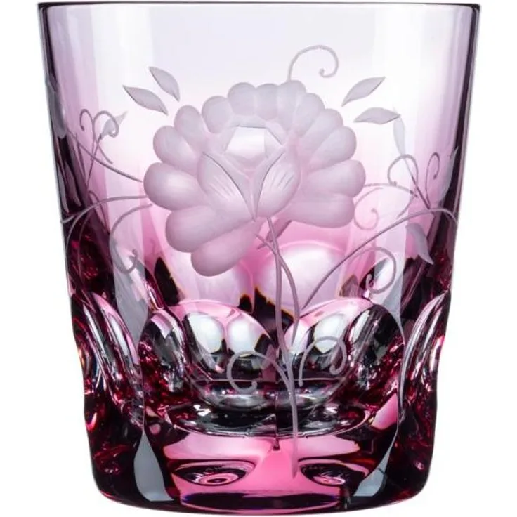Becher Kristall Rose rosalin (8,5 cm)