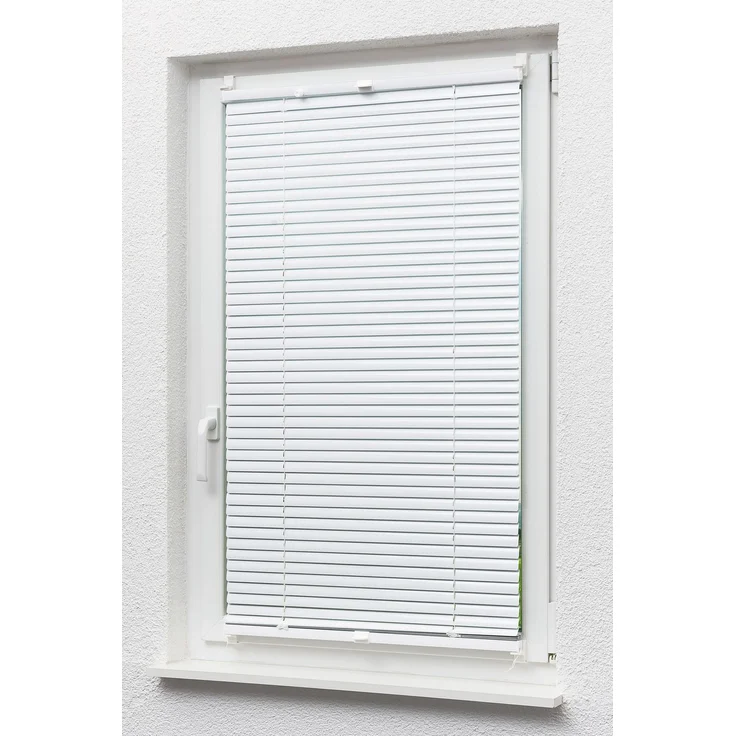 Klemmjalousie aus Alu (B x H) 45cm * 130cm in weiß, frei verschiebbar – Bild 7