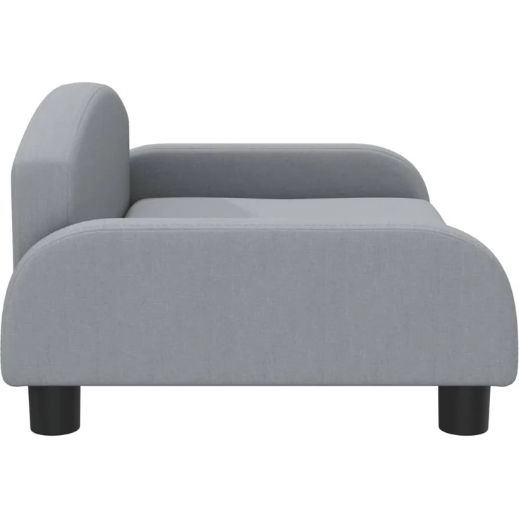 vidaXL Kindersofa, Couch für Kinder, Stoff, Hellgrau, 70 x 45 x 30 cm – Bild 4