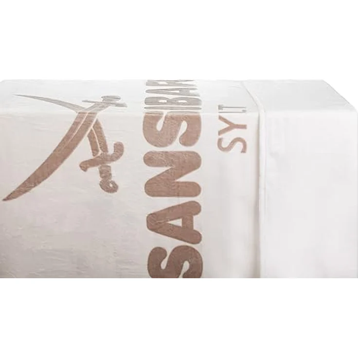 Sansibar 'Sylt' Wohndecke, Mikrofaser Fleece offwhite/taupe, 150 x 200 cm – Bild 6