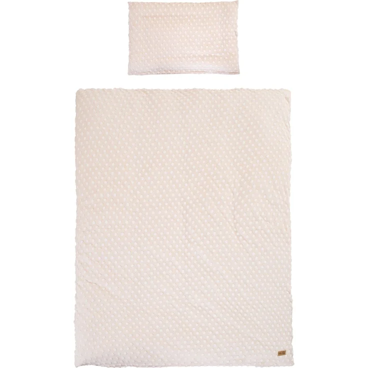 roba Bettwäsche 'Frosty Almond' - Kissenbezug 40 x 60 & Deckenbezug 100 x 135 - Beige – Bild 1