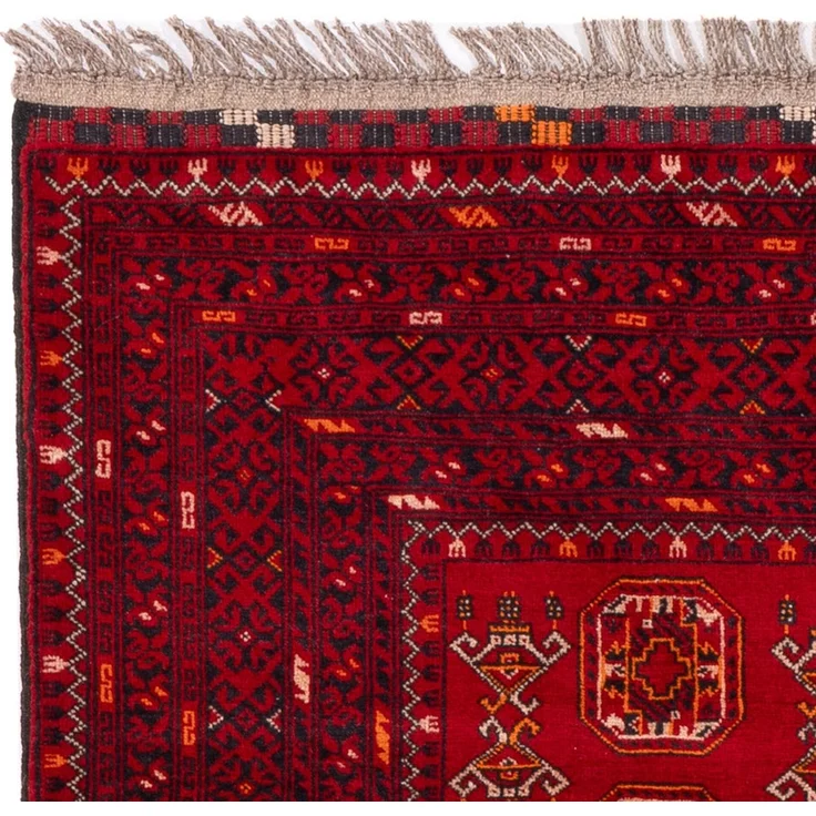 Afghan Teppich - Buchara - 147x104 cm - rot – Bild 3