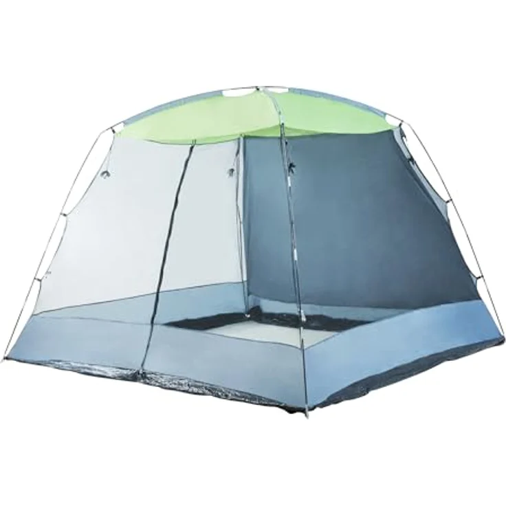 pro.tec Pavillon »Beekdaelen«, Moskitonetz, 3,05 x 3,05 x 2,13 m, grau/hellgrün, wasserdicht, mit Reißverschluss und Tragetasche – Bild 3