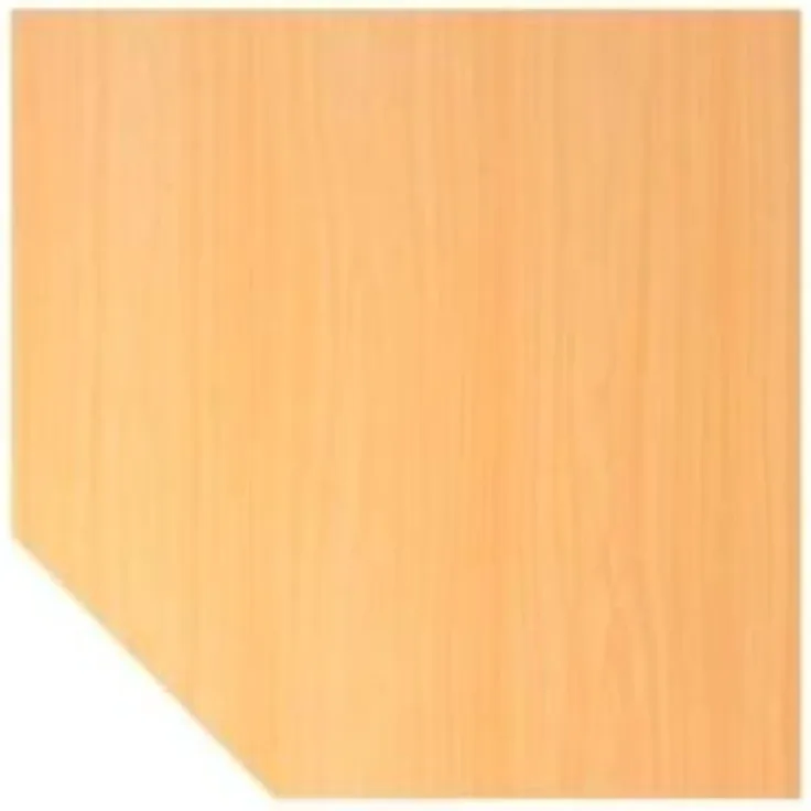 Verkettungsplatte trapezform / Stützfuß Buche / Graphit