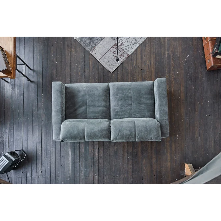 Sofa Ledersofa GIGANT 4 Sitzer Leder nobile anthrazit 86 x 148 x 295 cm – Bild 4