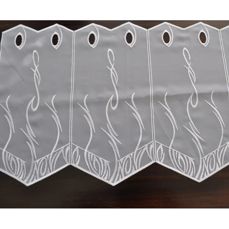 Stickereien Plauen Panneaux Lina (1 St), Stangendurchzug, halbtransparent, Voile – Bild 4