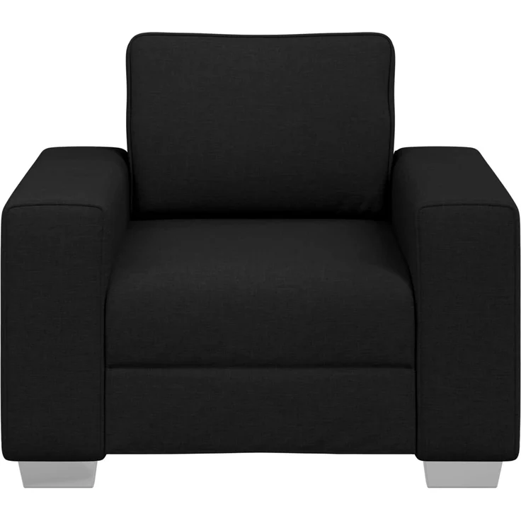 vidaXL Sofa-Sessel Schwarz 100 cm Stoff 4105209 – Bild 3