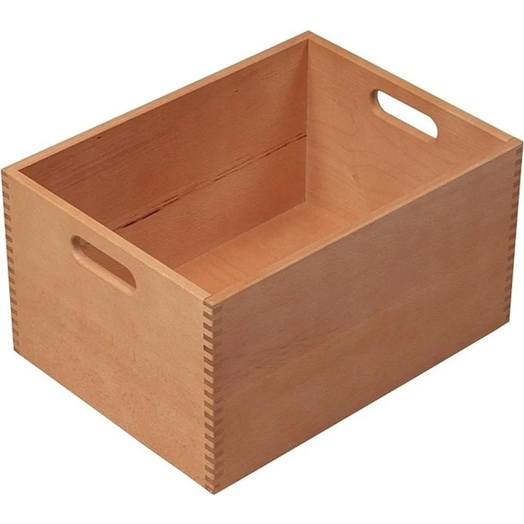 KESPER® Allzweckkiste Aufbewahrungsbox Staukiste Obstkiste Buchenholz 40x30x20 (1 St), Buchenholz – Bild 2