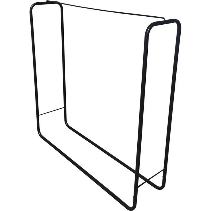 Kaminholzregal Brennholzregal Regenabdeckung Außen Stahl L100xH100cm – Bild 2