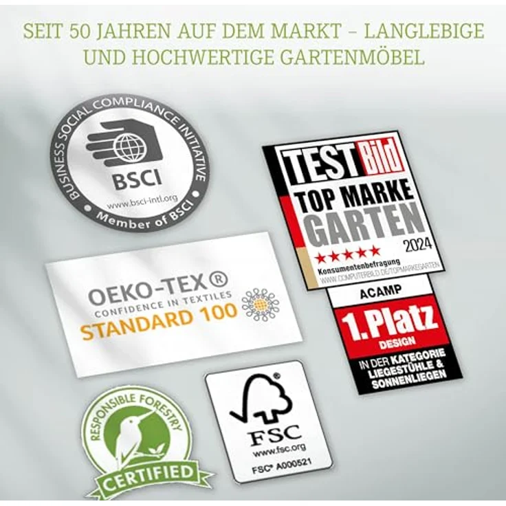 acamp Schutzhülle für Liegeschaukel 'Star', wasserdichtes PVC-beschichtetes Polyester, frostbeständig, extra reißfest mit Reißverschluss und Befestigungsbändern – Bild 7