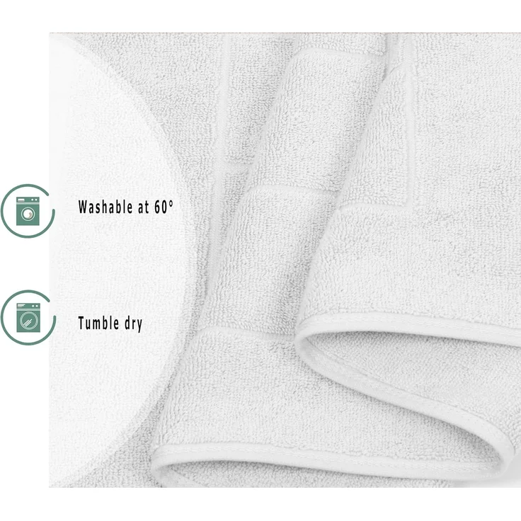 Betz Badematte Badvorleger Berlin Größe 50x70 cm Qualität 650 g/m², beidseitig nutzbar, Baumwolle, maschinenwäsche – Bild 5