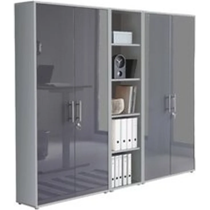 moebel-dich-auf Aktenschrank OFFICE EDITION (Set 10, Büroschrank abschließbar mit Metallgriffen) Made in Germany – Bild 5