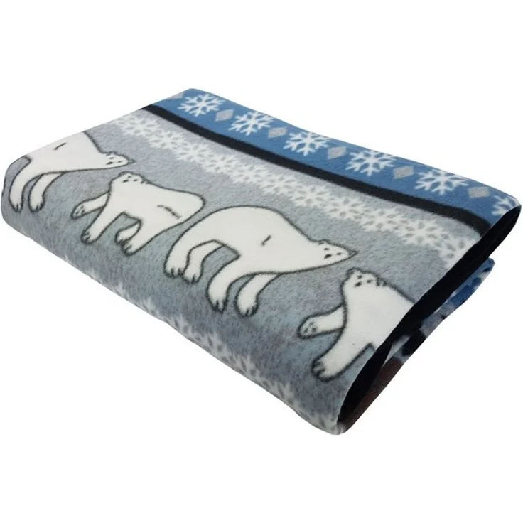 Wohndecke Waidmeister Kuscheldecke mit Ärmeln Eisbären 150x170 cm, Waidmeister – Bild 4