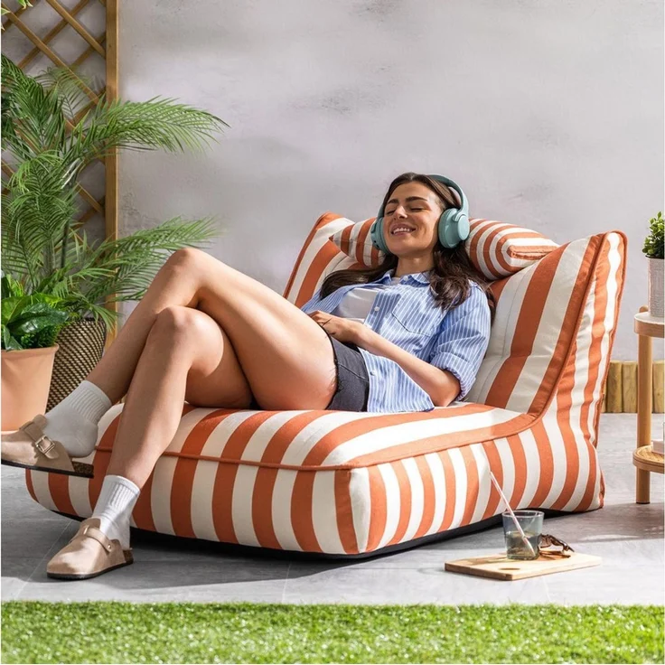 icon Sitzsack Outdoor "Nova", mit Füllung, XXL, Made in Germany, für Erwachsene & Kinder, wetterfest – Bild 2
