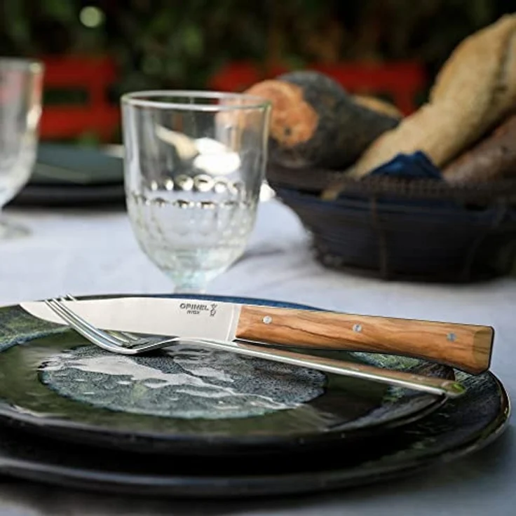 Opinel Tischmesserset Facette 4-teilig Esche – Bild 4