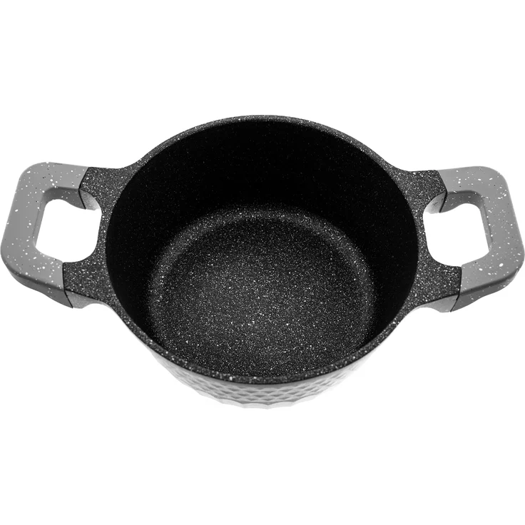 Almina Kochtöpfe in Grau Aluminium-Druckguss mit Antihaftbeschichtung 6,1L – Bild 3